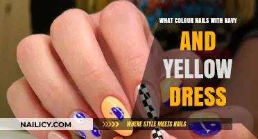 Perfect Nail Colors to Complement Your Navy and Yellow Dress