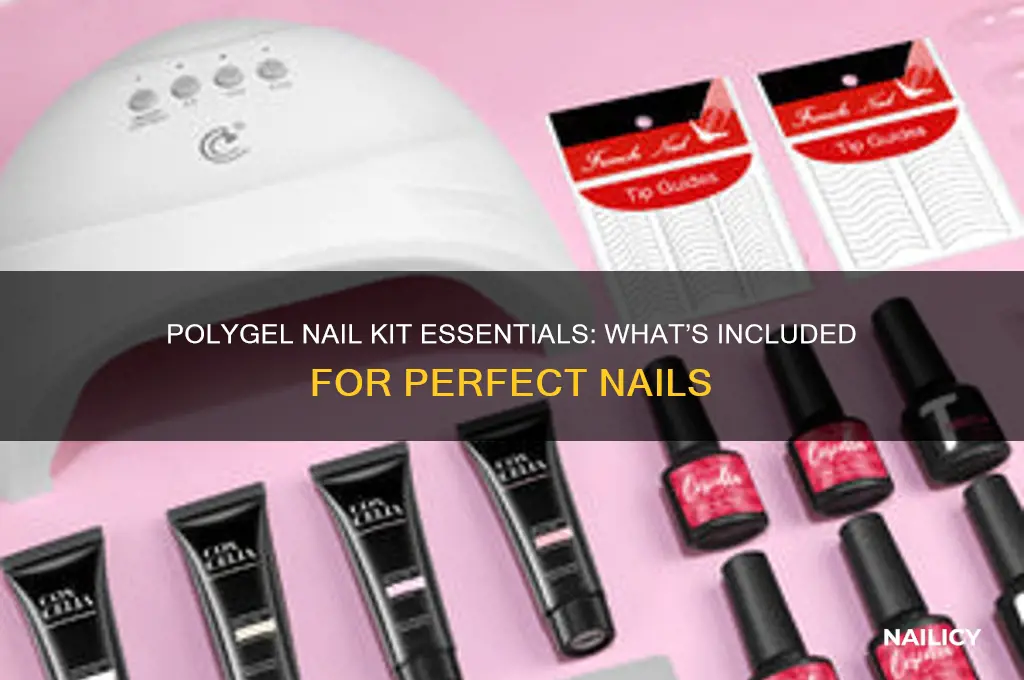 what comes in a polygel nail kit