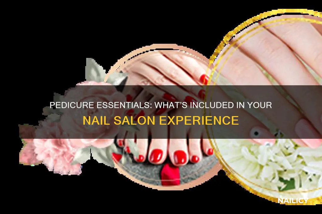 what comes with a pedicure at nail salons