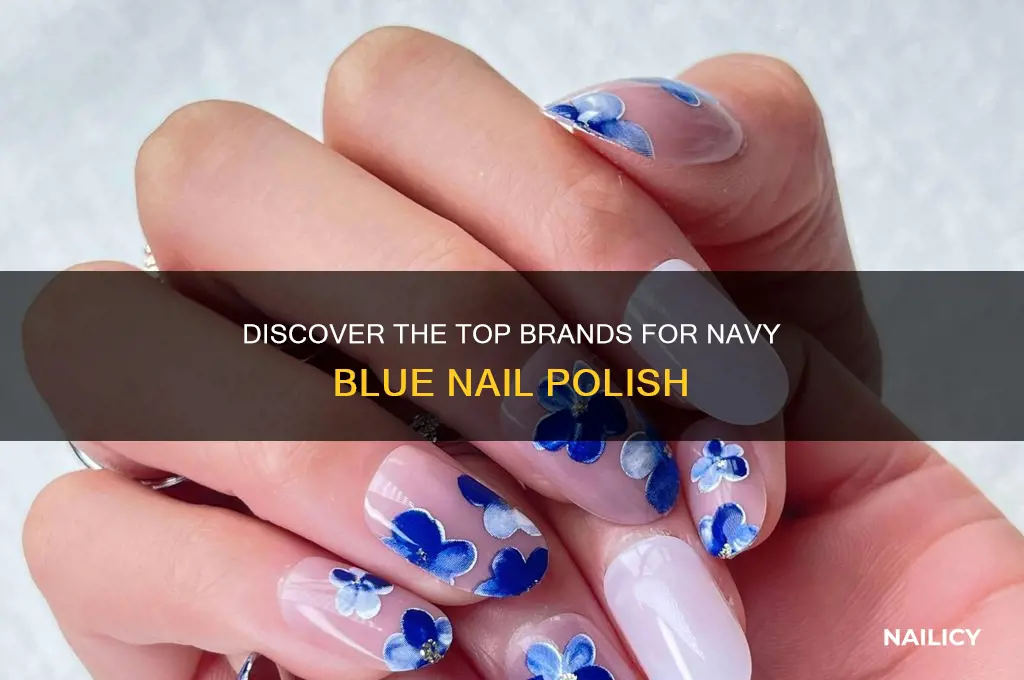 what company makes navy blue nail polish