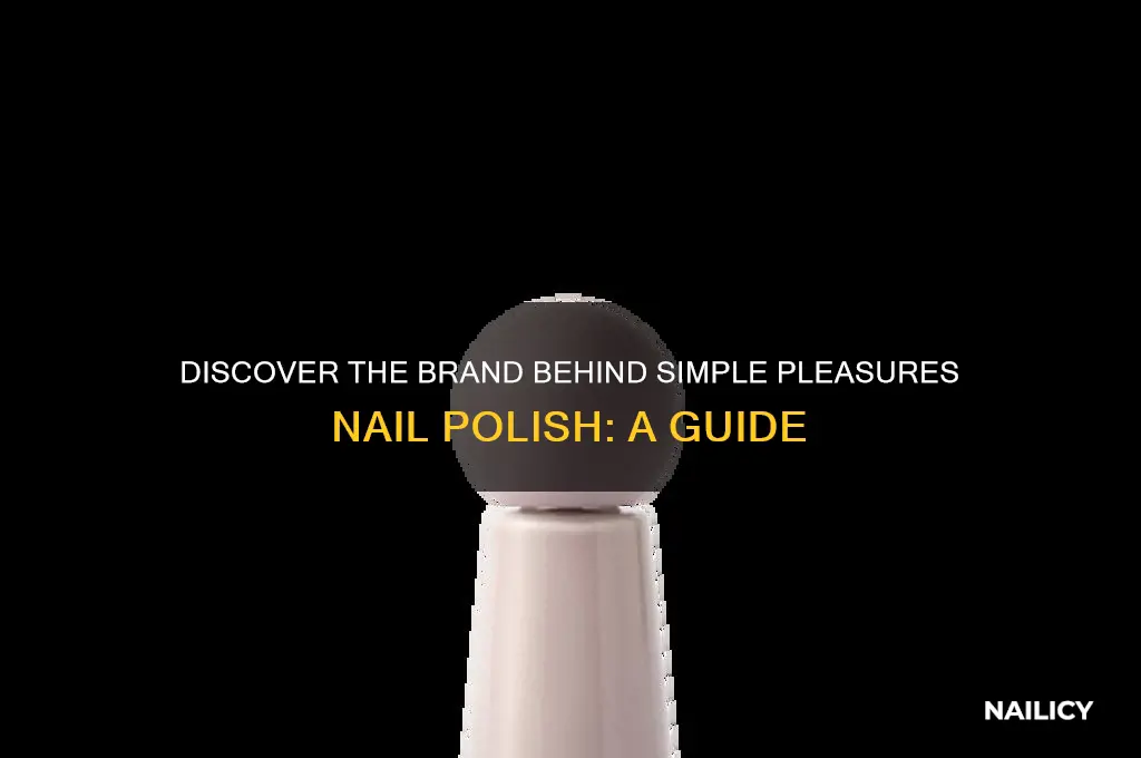 what company makes simple pleasures nail polish