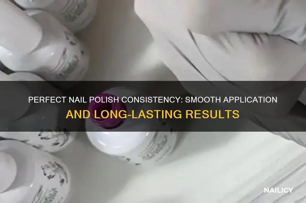 what consistency should nail polish be