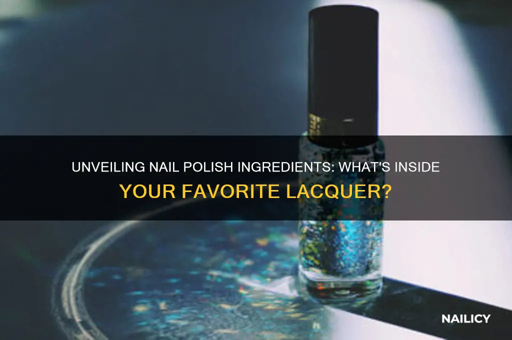 what contains nail polish