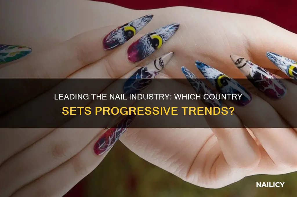 what country is most progressive with nail industry