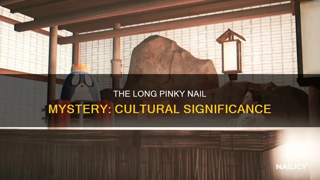 what country keeps there pinky nail long
