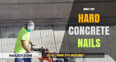 How to Cut Hard Concrete Nails