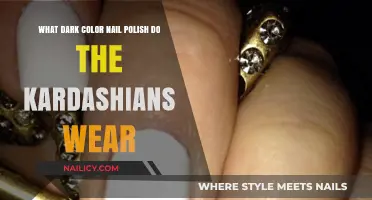 Kardashian-Approved Dark Nail Polish Shades: Their Go-To Colors Revealed