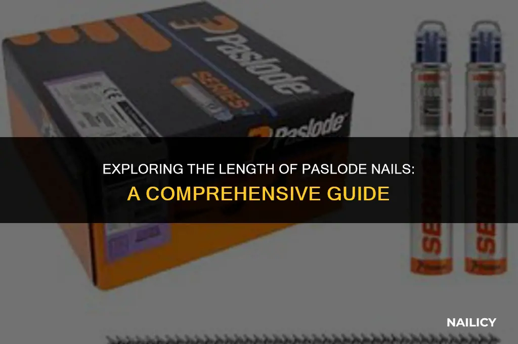 what degree are paslode nails