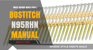 Choosing the Right Degree Nails for Your Bostitch N95RHN Manual