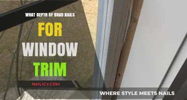 Choosing the Right Brad Nails for Window Trim Depth