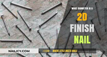 Understanding 2D Finish Nail Diameter: A Comprehensive Guide