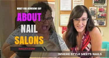 Newsom's Remarks on Nail Salons: Safety, Reopening, and Guidelines
