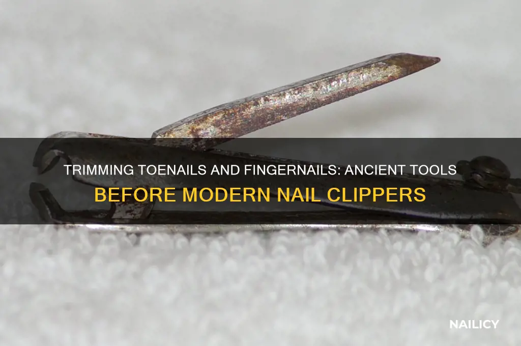 what did they do before nail clippers