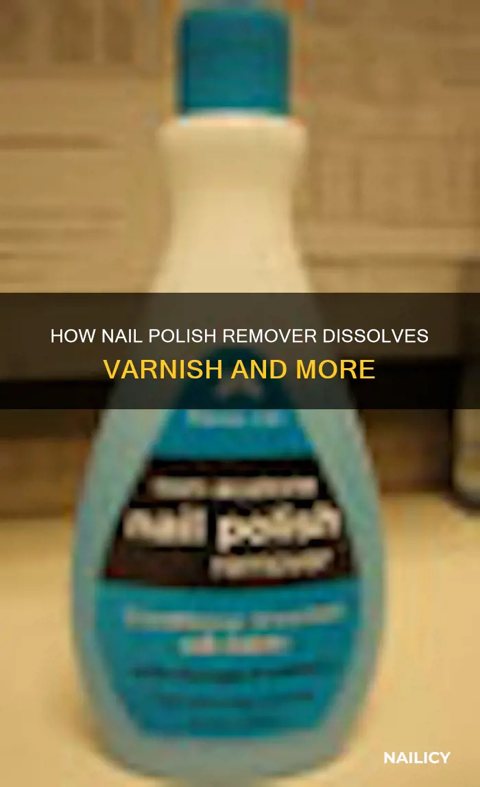 what dissolves in nail polish remover