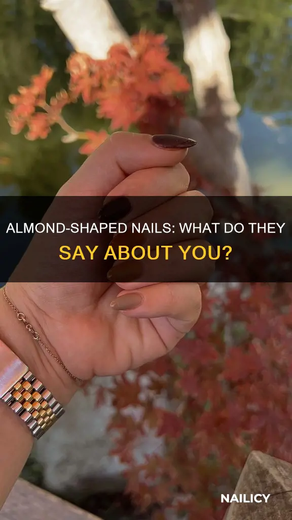 what do almond shaped nails mean