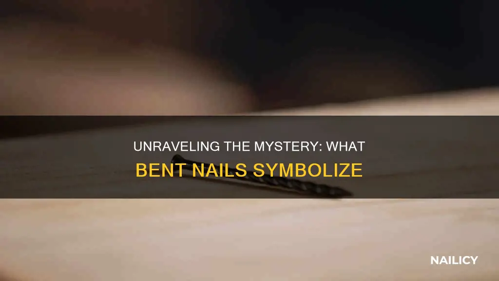 what do bent nails mean