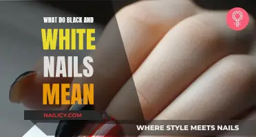 Unraveling the Mystery: Black and White Nail Symbolism