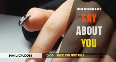 Black Nails: Unveiling Personality Traits and Style Statements