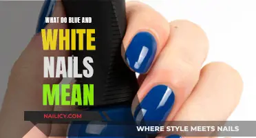 Unraveling the Mystery: What Your Blue and White Nails Say