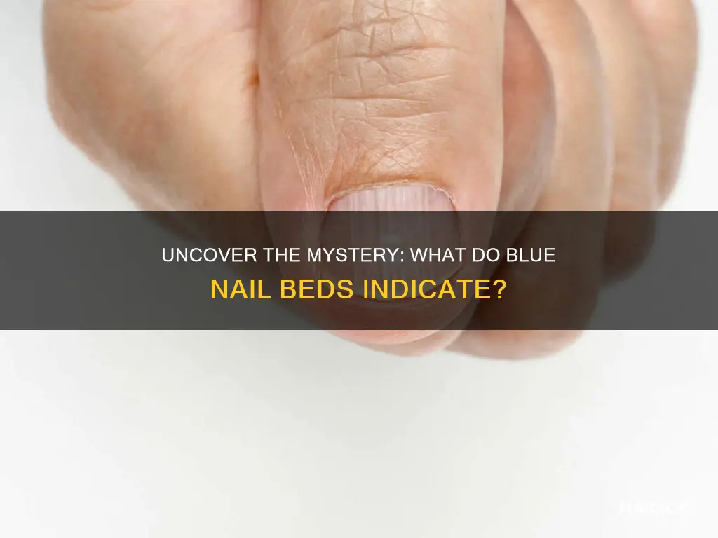 what do blue nail beds mean