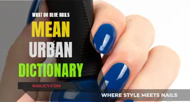 Unveiling the Urban Dictionary's Secrets: Blue Nails and Their Meanings