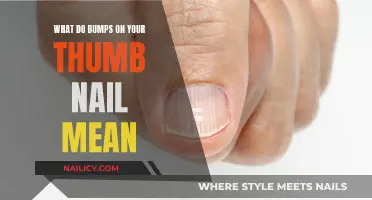 Unraveling Thumb Nail Bumps: Causes and Concerns