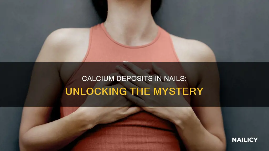 what do calcium deposits in nails mean