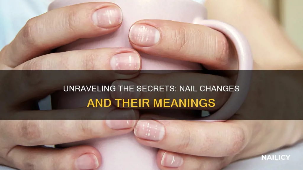 what do changes in your nails mean