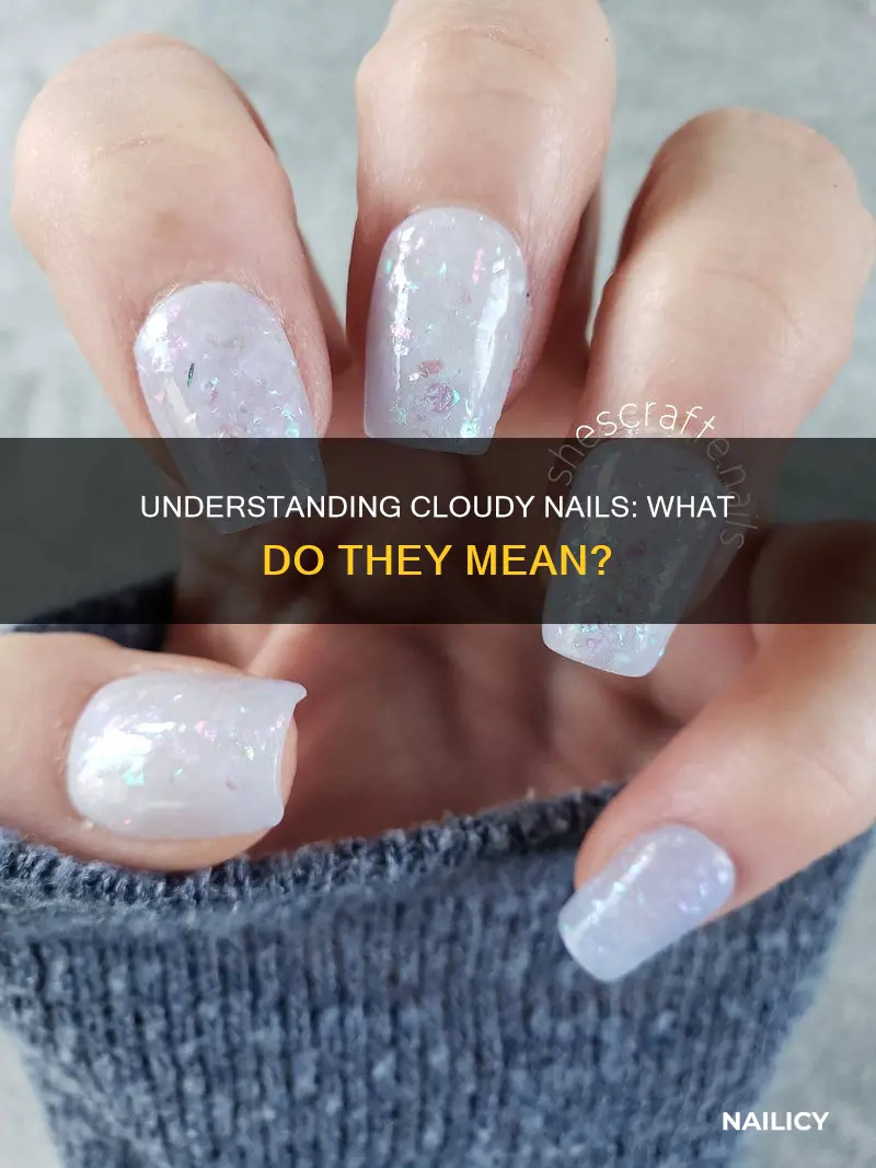 what do clouds in nails mean