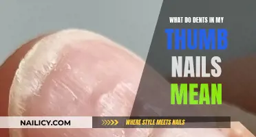 Unraveling Thumb Nail Dents: What They Might Indicate