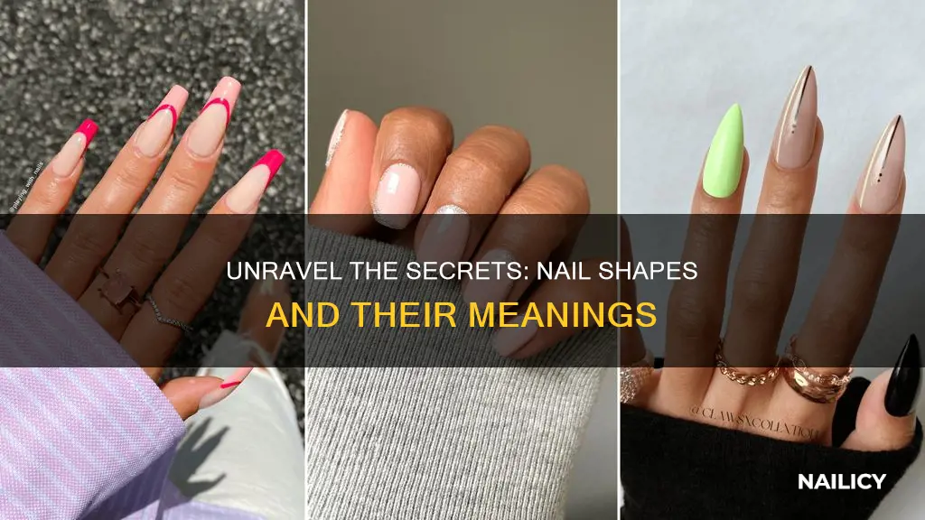 what do different nail shapes mean