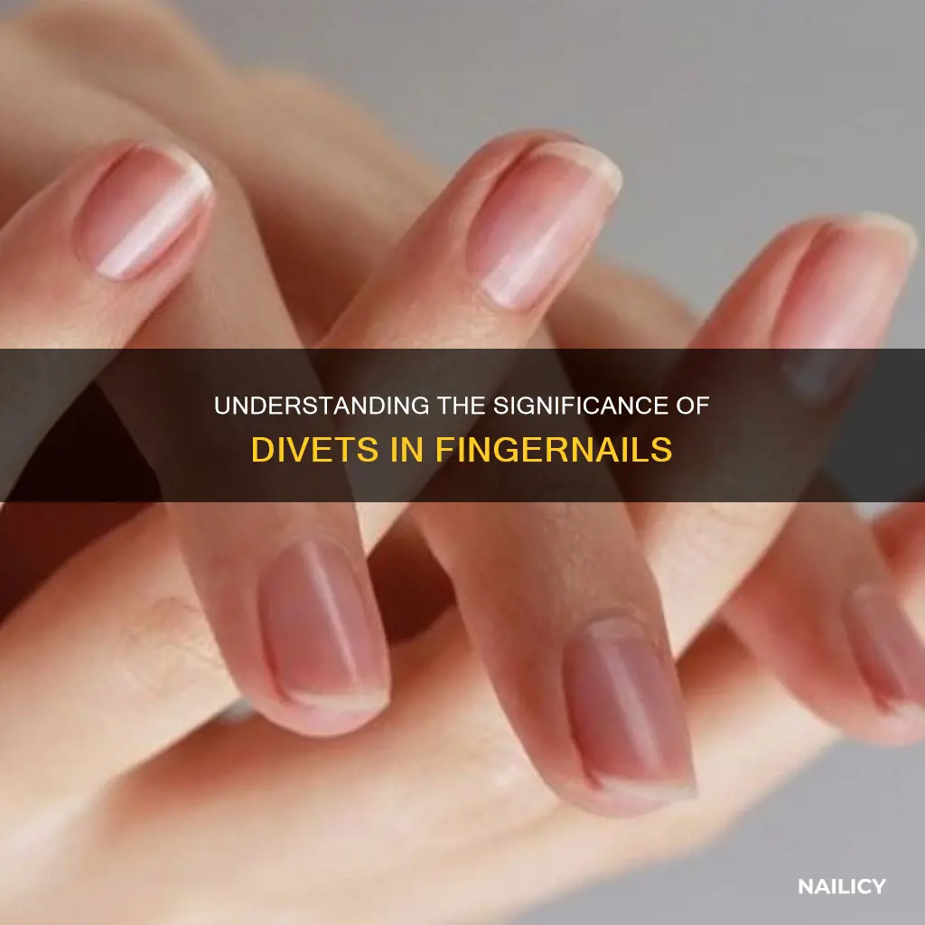 what do divets in your finger nails mean