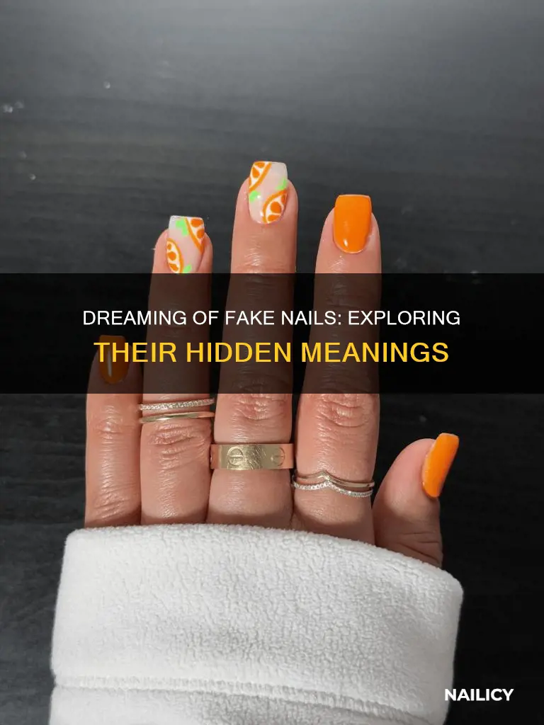what do dreams of you wearing fake nails mean
