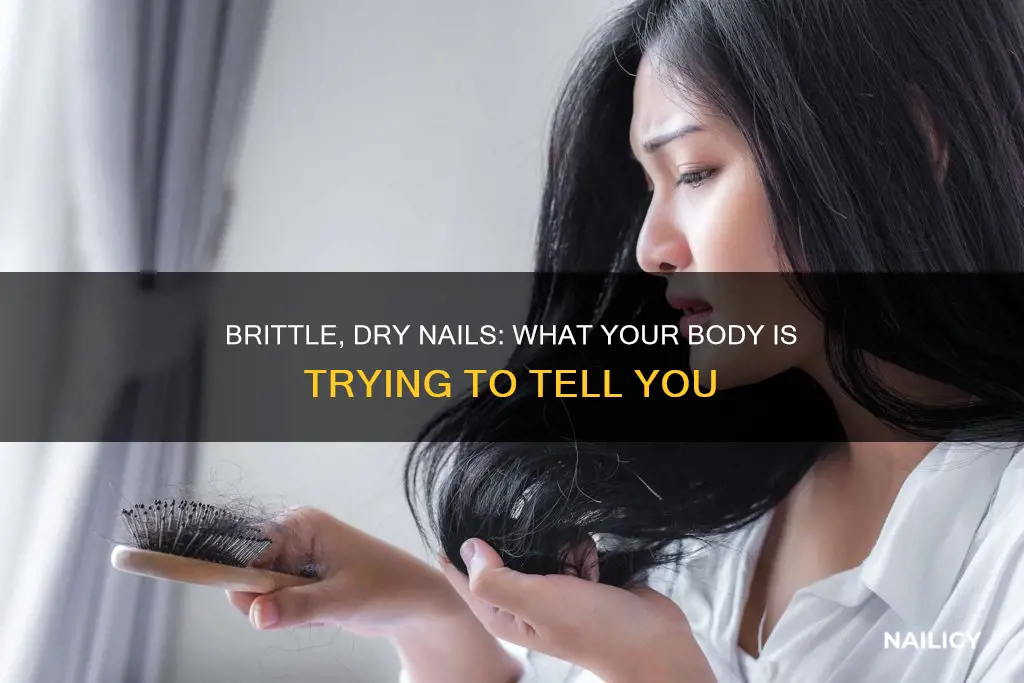what do dry brittle nails mean