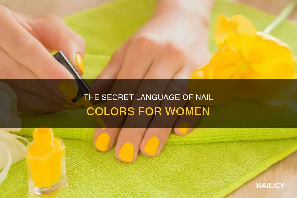 what do girls nail color mean