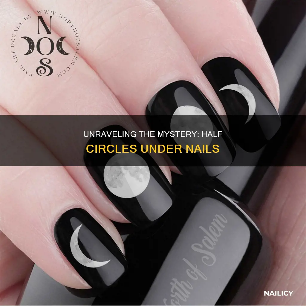 what do half circles under nails mean