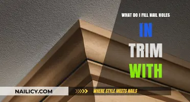 How to Fill Nail Holes in Trim
