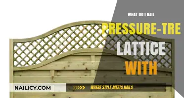 Best Fasteners for Pressure-Treated Lattice: Nails, Screws, or Staples?