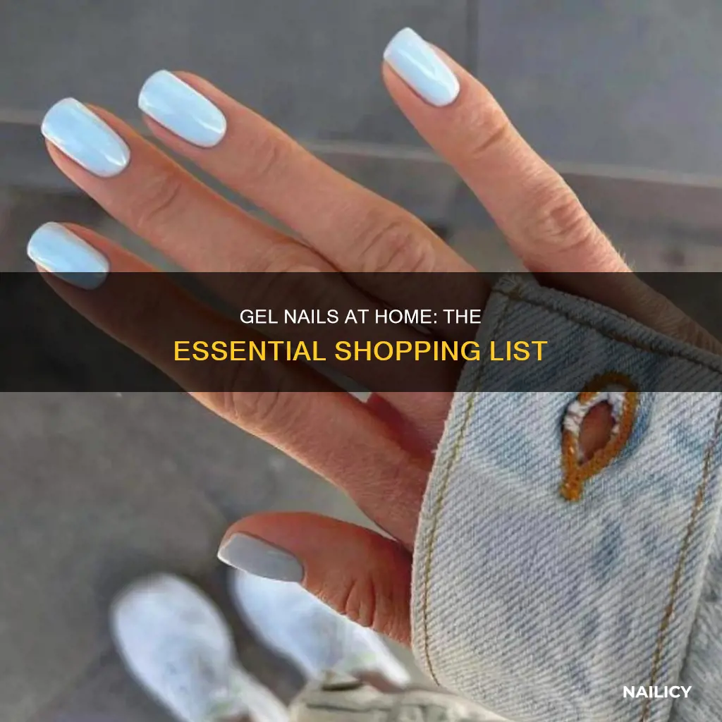 what do i need for at home gel nails