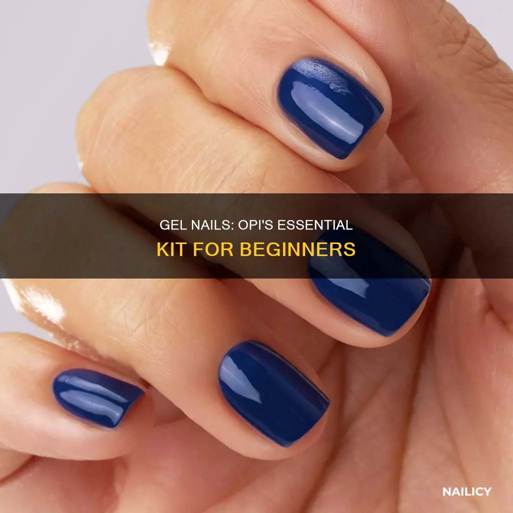 what do i need for doing gel nails opi