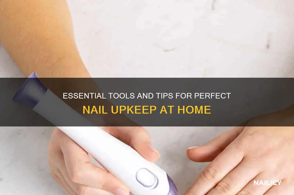 what do i need for nail upkeep