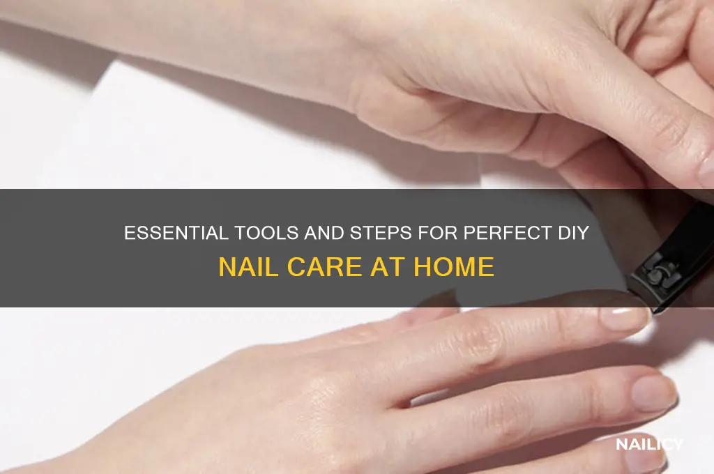 what do i need to do my nails