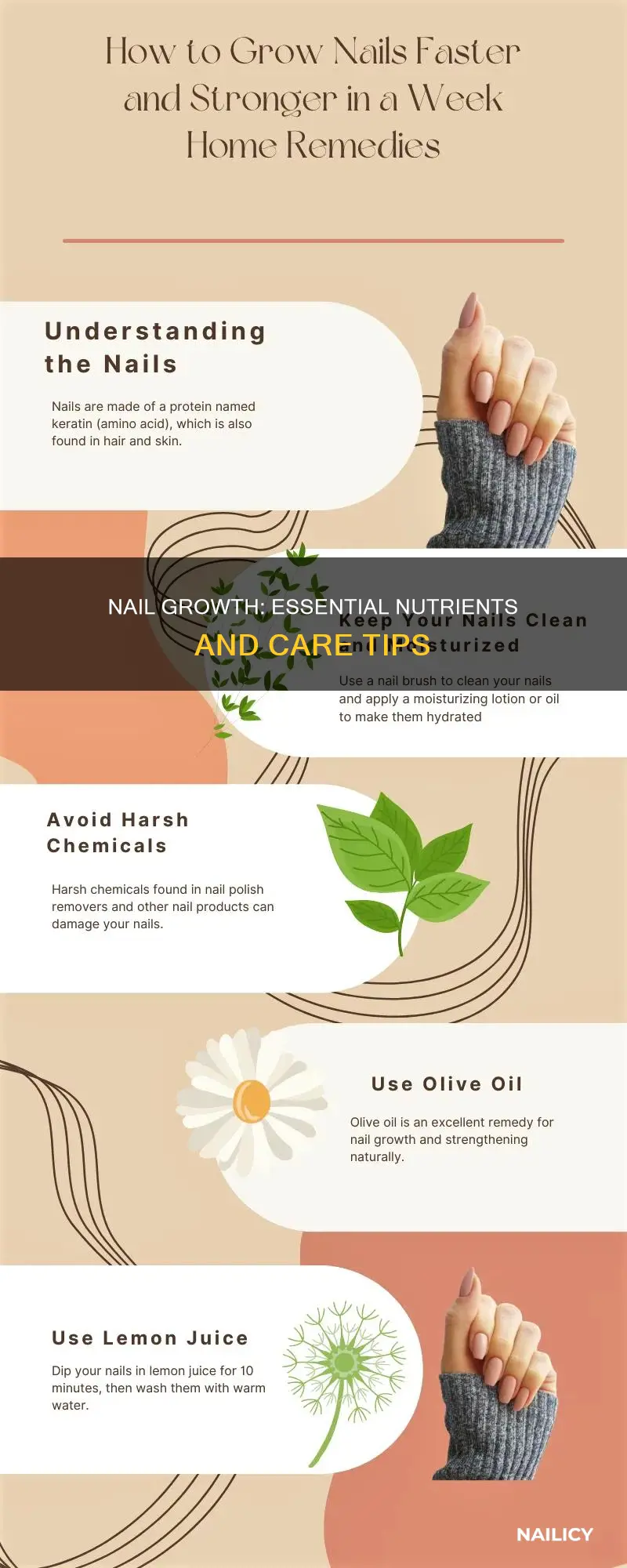 what do i need to make my nails grow
