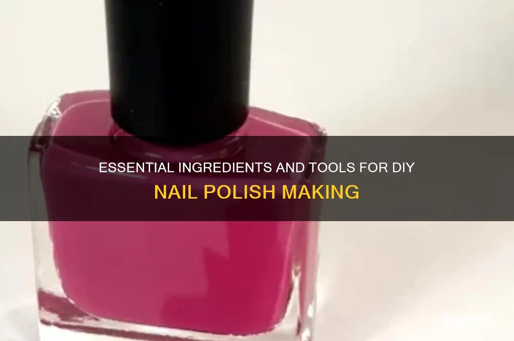 what do i need to make nail polish