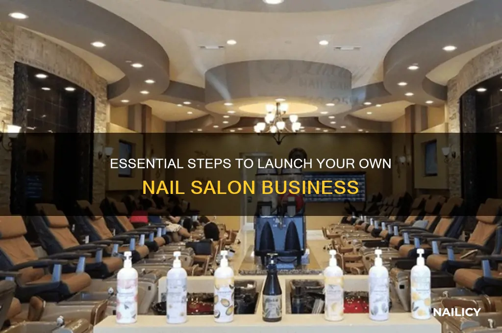what do i need to open a nail salon business