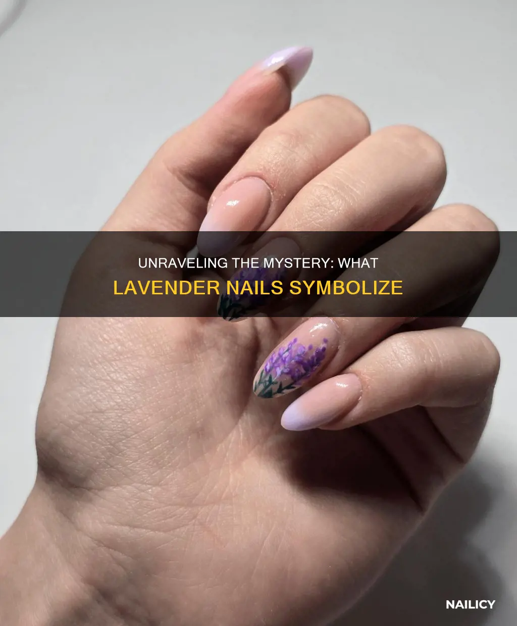 what do lavender nails mean