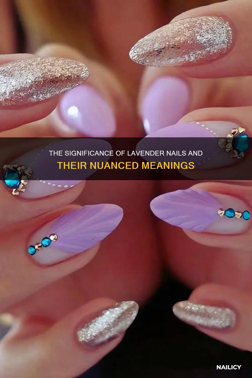 what do lavender nails mean