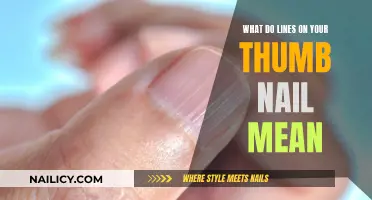 Unraveling the Secrets: Thumb Nail Lines and Their Meanings