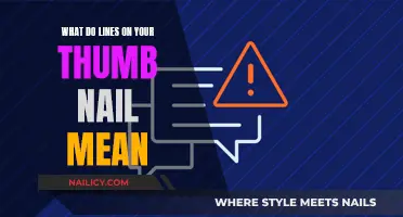 The Significance of Lines on Thumb Nails and Their Meanings