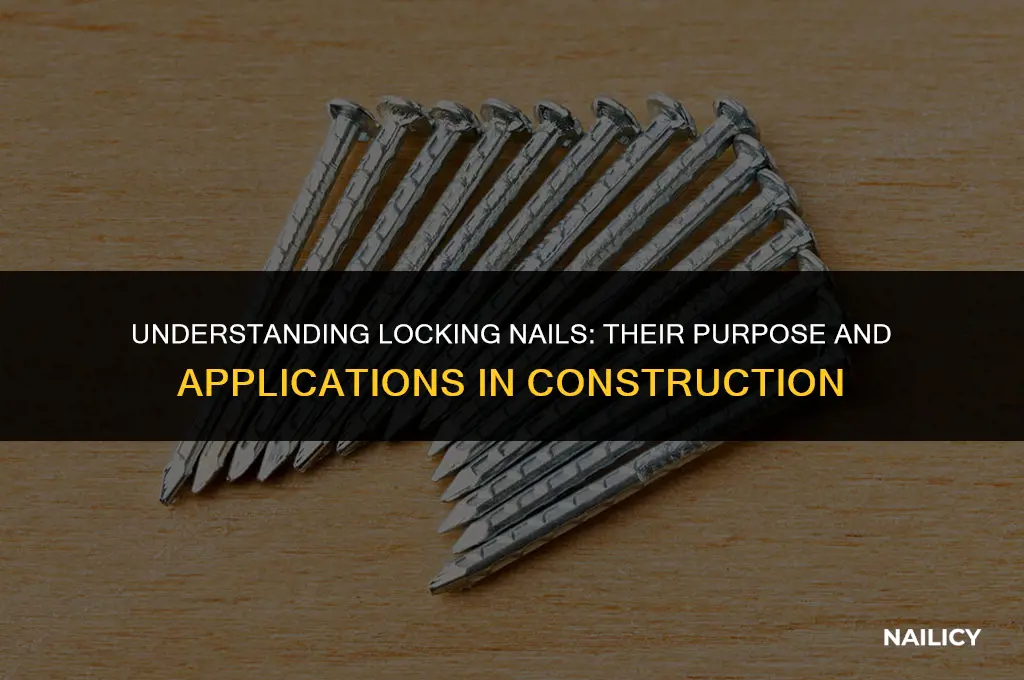 what do locking nails do